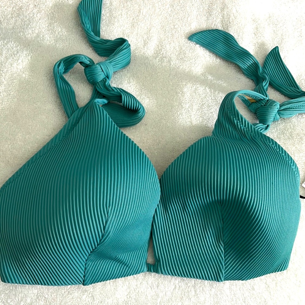 Shades & Shore Bikini Top 32DD GREEN